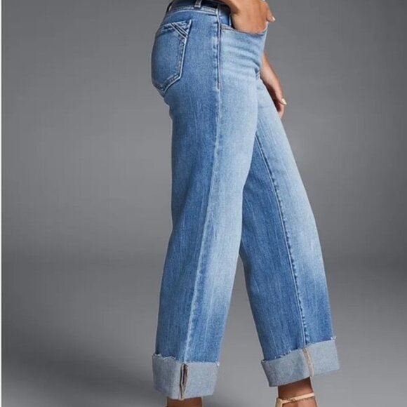 The Buckle Jeans- Fit No. 53 Cropped Wide Leg Stretch Jean- Kaplin 2 - Picture 4 of 4